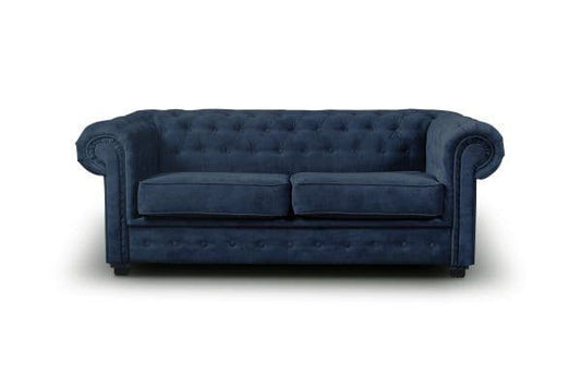 Axelle 2 Seater Sofa Bed Navy Blue