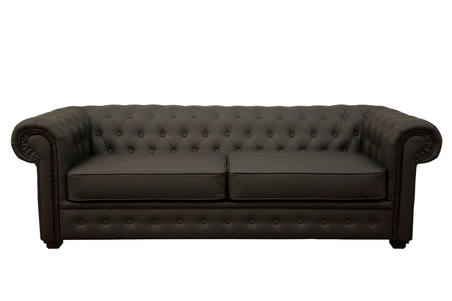 Axelle Faux Leather Sofa Bed Black