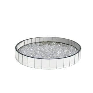 Large Crushed Glass Tray