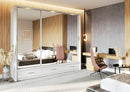 3 Sliding Door Wardrobe 250cm - Italiancityfurniture