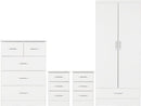 2 Door 1 Drawer Wardrobe Bedroom Set