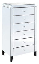 6 Drawer Creeper Mirrored Tallboy