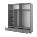 05 Sliding Door Wardrobe 200cm - Italiancityfurniture