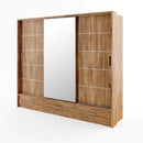 AR-01 Sliding Door Wardrobe 250cm - Italiancityfurniture