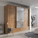 AR-01 Sliding Door Wardrobe 250cm - Italiancityfurniture