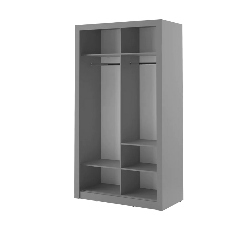 2 Sliding Door Wardrobe 120cm - Italiancityfurniture