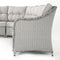 Hazz Corner Sofa with Rising Table and 2 Benches in Grey Rattan - Italiancityfurniture