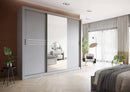 Havana Sliding Door Wardrobe 250cm - Italiancityfurniture