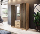 Nelly Hinged Door Wardrobe 155cm - Italiancityfurniture