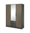 Nelly Hinged Door Wardrobe 155cm - Italiancityfurniture