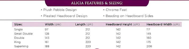 Alicia Bed - Italiancityfurniture