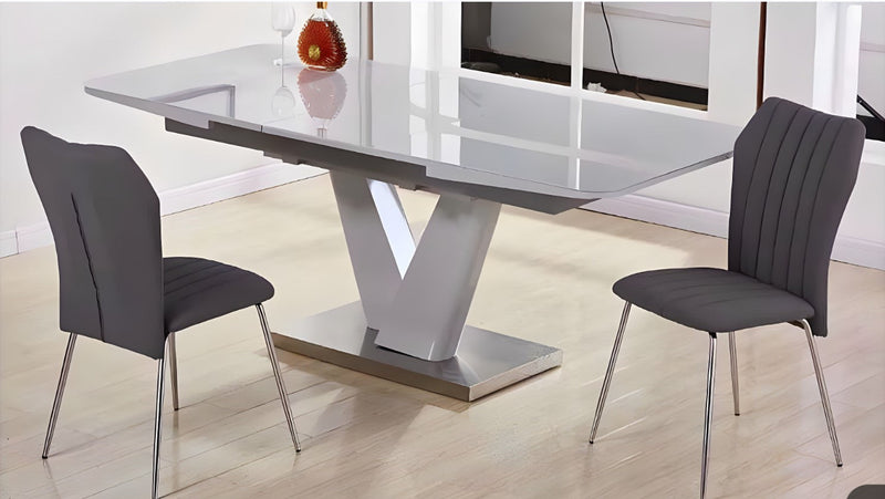 Eliza Dining Table Grey - Italiancityfurniture