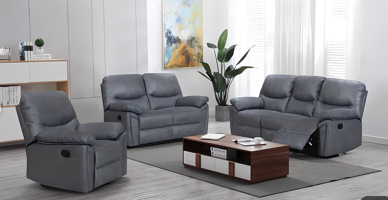 Monza Recliner Set - Italiancityfurniture