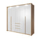 Xelo Hinged Door Wardrobe 225cm - Italiancityfurniture