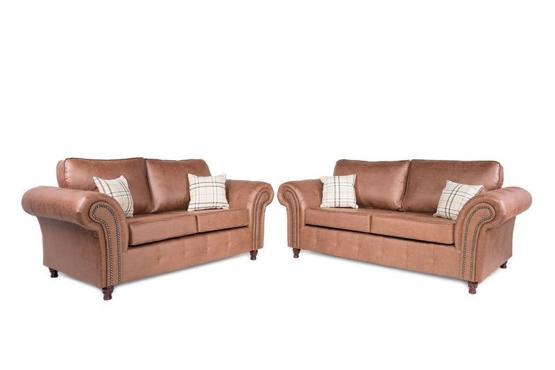 Alpen 3+2 Seater Sofa Set Tan