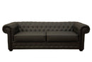 Axelle Faux Leather Sofa Bed Black