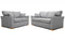 Barrate 3 + 2 Seater Sofa Portland Grey