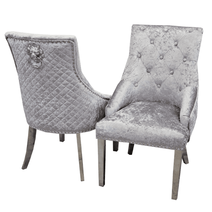 Bentayga Chair Silver Crush