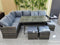 Cadi Rattan Outdoor Garden Corner Sofa Dining Set Outdoor