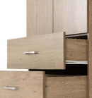 Charles 2 Door 2 Drawer Wardrobe In Oak Effect