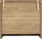 Charles 3 Drawer Chest Oak Effect Veneer With Walnut Trim