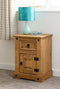 Corona Petite Bedside Distressed Waxed Pine