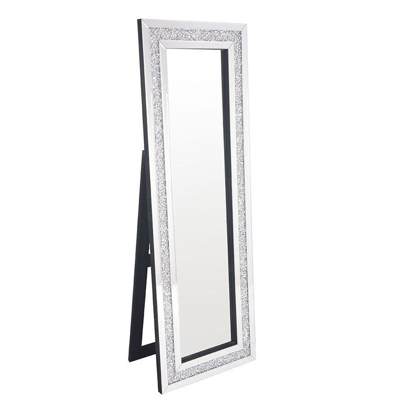 Crushed Diamond Standing Mirror