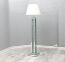 Floor Standing Crushed Diamond Lamp