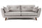 Holland 3+2 Seater Sofa Set Plush Silver