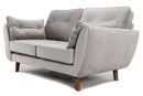 Holland 3+2 Seater Sofa Set Plush Silver