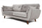 Holland 3+2 Seater Sofa Set Plush Silver