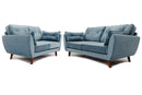 Holland 3+2 Seater Sofa Set Plush Sky