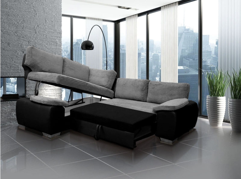 Jepson Sofa Bed (Black & Grey)