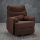 Laze Recliner Armchair Brown