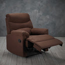 Laze Recliner Armchair Brown