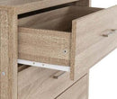 Lisbon 3 Drawer Chest Light Oak Effect Veneer