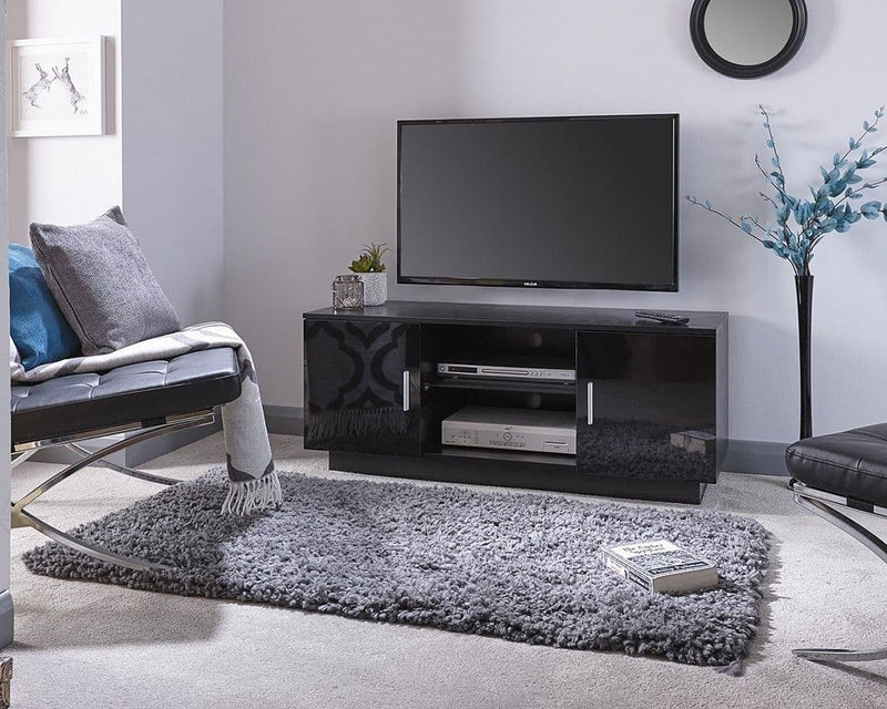 Luma High Gloss Tv Unit Black