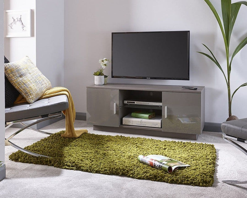 Luma High Gloss Tv Unit Grey