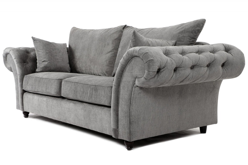 Maleic 3+2 Seater Sofa Set Grey