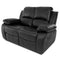 Milan Recliner 3+2 Seater Sofa Black