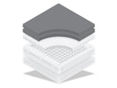 MLILY Bamboo Mattress Memory Refresh Pocket 1200 Ortho