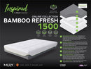 MLILY Bamboo Mattress Memory Refresh Pocket 1500