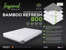 MLILY Bamboo Mattress Memory Refresh Pocket 800