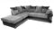 Odin Corner Sofa Black/Grey