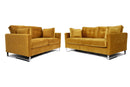 Persia 3 + 2 Seater Sofa Set Mustard