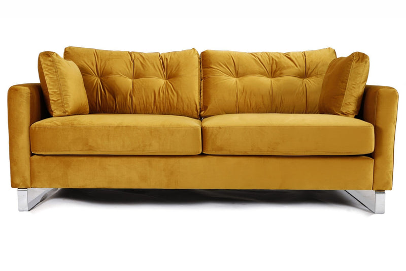 Persia 3 + 2 Seater Sofa Set Mustard