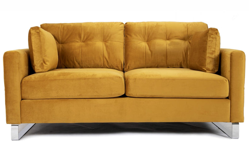 Persia 3 + 2 Seater Sofa Set Mustard