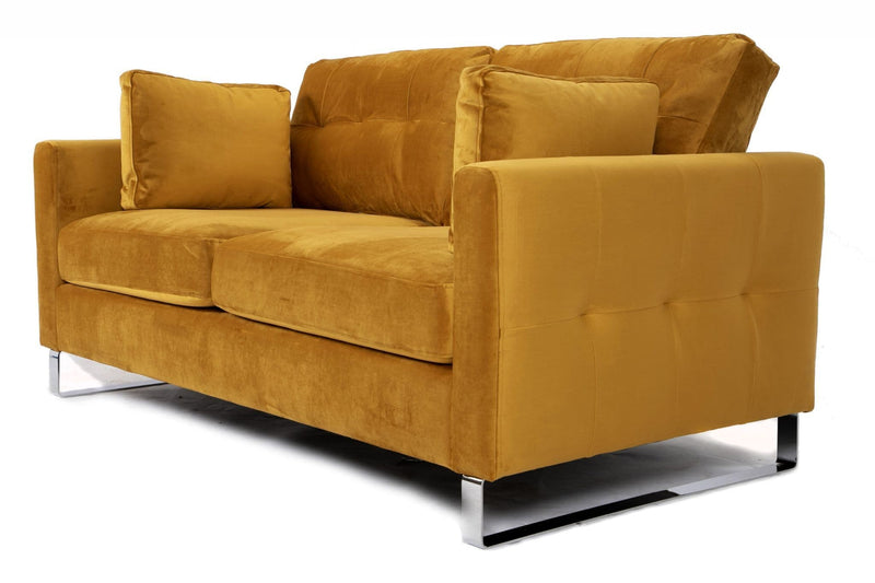 Persia 3 + 2 Seater Sofa Set Mustard