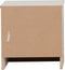 Polar 1 Drawer Bedside White