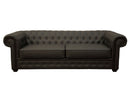 Axelle Faux Leather Sofa Bed Black